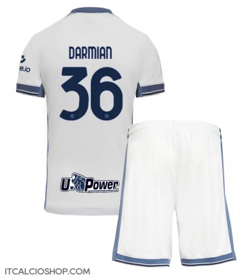 Inter Milan Matteo Darmian #36 Seconda Maglia Bambino 2024-25 Manica Corta (+ Pantaloni corti)